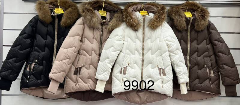 Kurtki damskie zimowe Roz M-2XL, 1 Kolor Paczka 5 szt